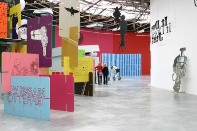 View of the exhibition<i>Perpetium Mobile</i>,2004, Palais de Tokyo, Paris, 2005