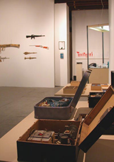view of the exhibition <i>Up in Arms</i>, 2004