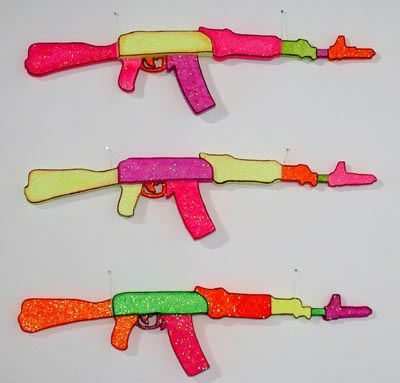 Samuel Rousseau, <i>Feliz Kalashnikov 1-3</i>, 2002