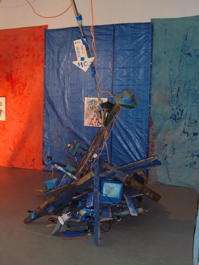 <i>When A River Changes Its Course, PHASE 1</i>, exhibition view, Parker's Box, 2008;