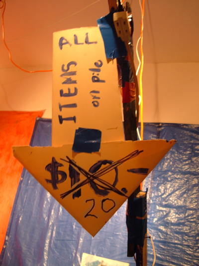 <i>When A River Changes Its Course, PHASE 1</i>, exhibition view, Parker's Box, 2008;