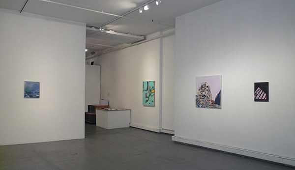 <i>NotAbstract 1</i>, exhibition view, Parker's Box, 2009